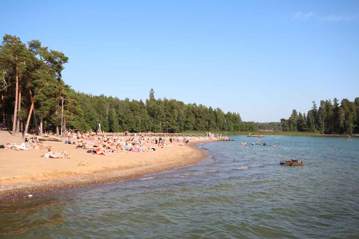 Saaronniemen uimaranta, Turku.
