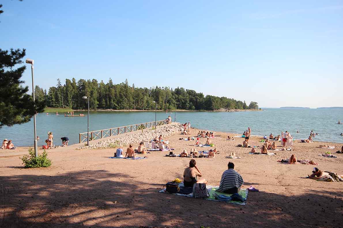 Saaronniemen uimaranta, Turku.