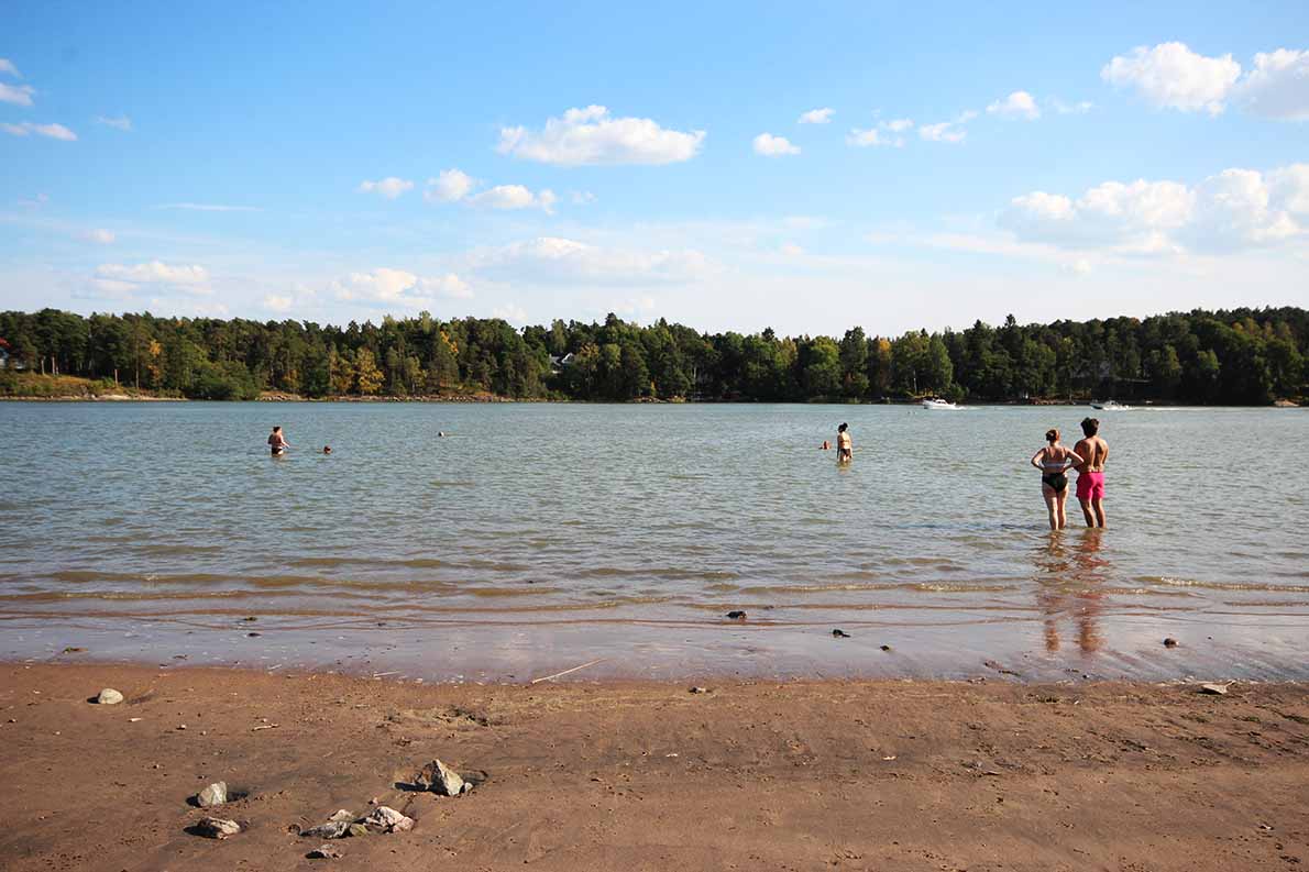 Kansanpuiston uimaranta, Turku.