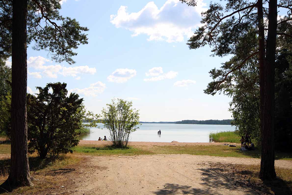Hiun uimaranta, Uusikaupunki.