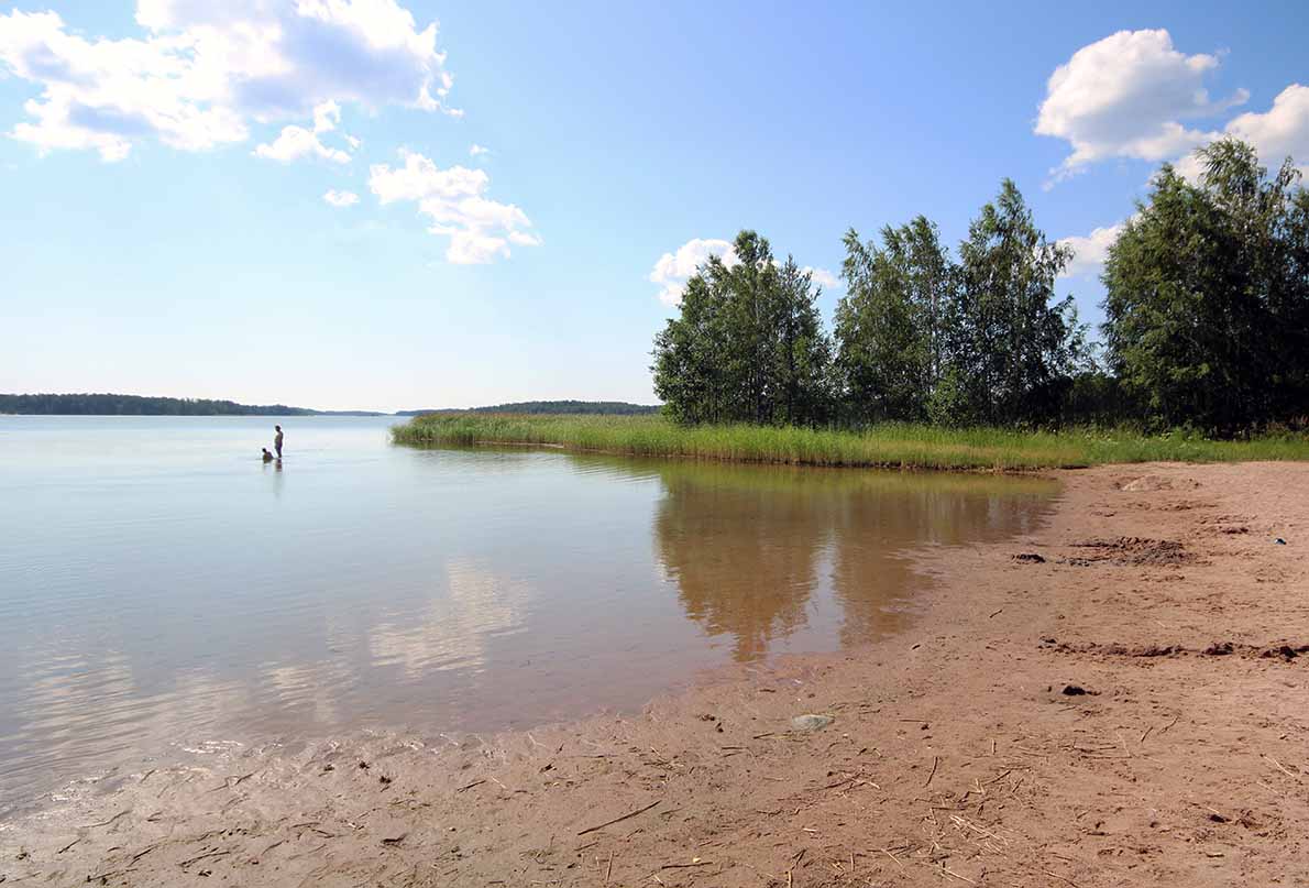 Hiun uimaranta, Uusikaupunki.