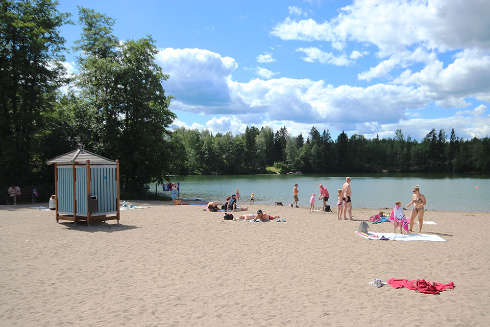 Valkjärven Tiiran uimaranta, Nurmijärvi