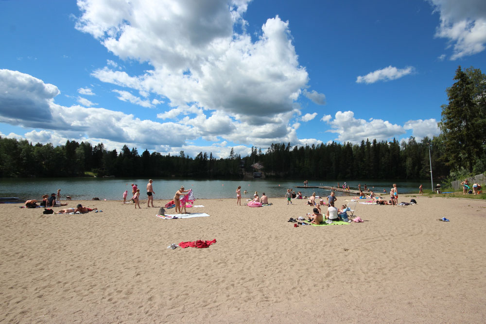 Valkjärven Tiiran uimaranta, Nurmijärvi