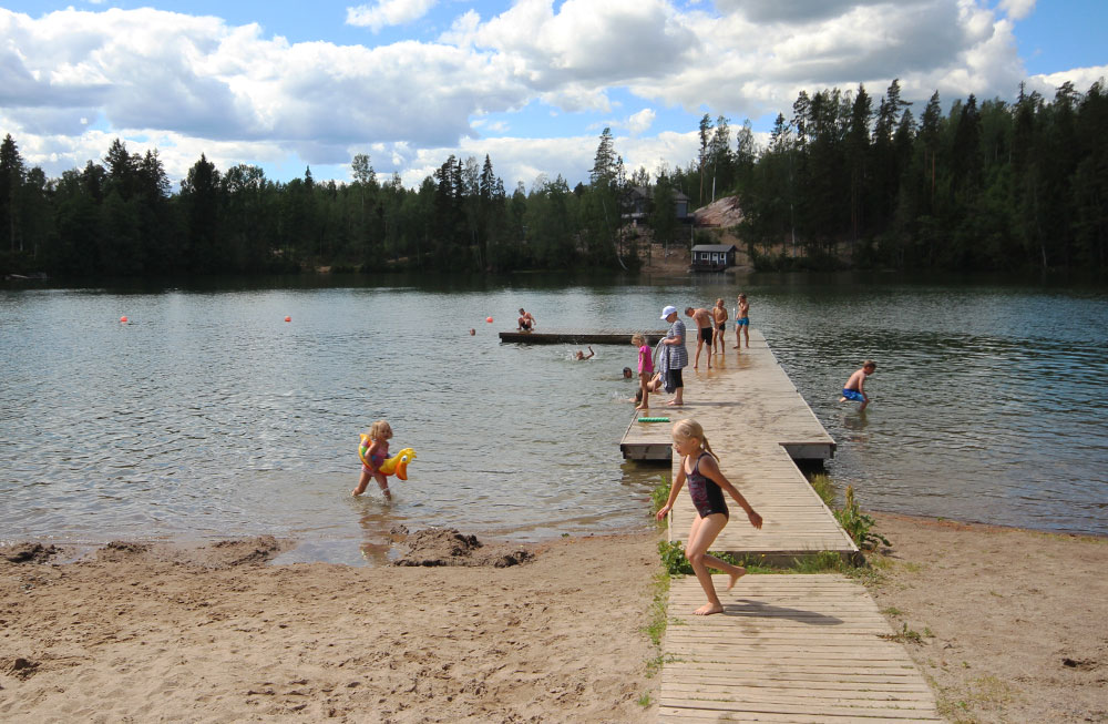 Valkjärven Tiiran uimaranta, Nurmijärvi