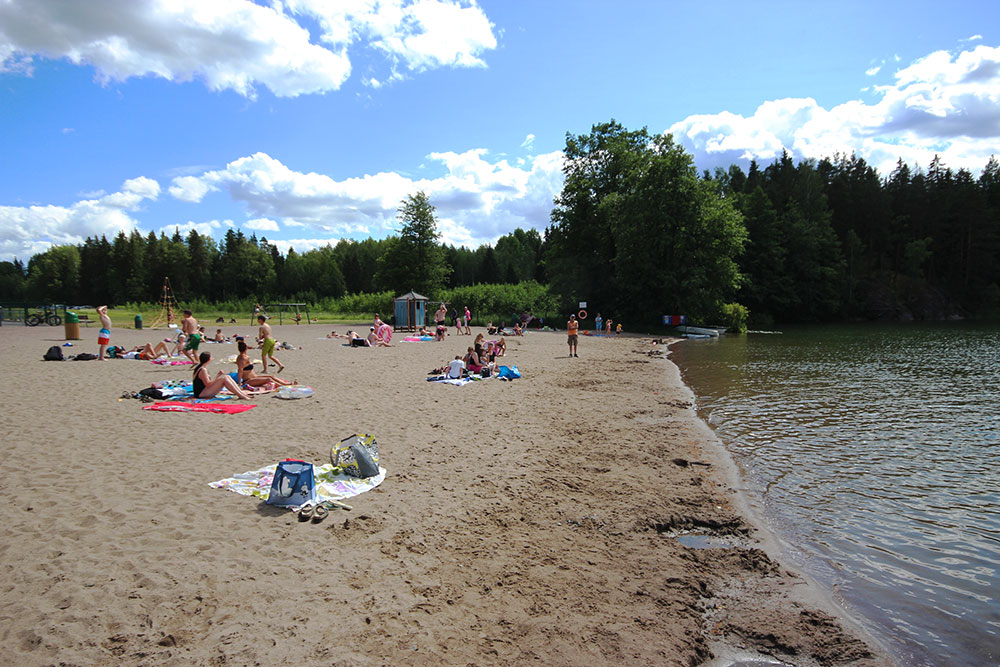 Valkjärven Tiiran uimaranta, Nurmijärvi