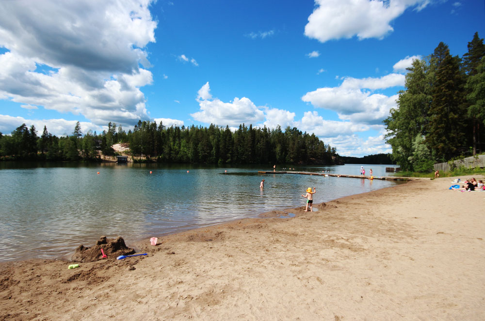 Valkjärven Tiiran uimaranta, Nurmijärvi