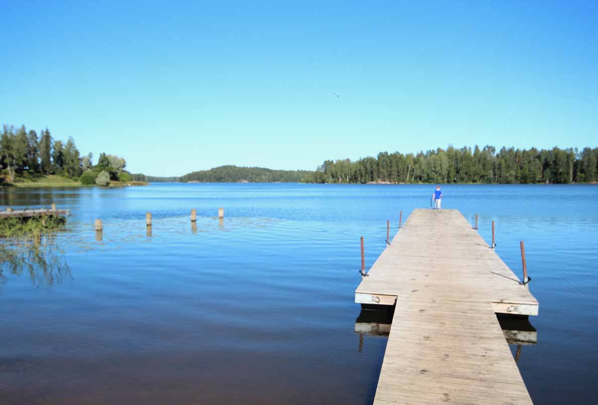 Kirmusjärven uimaranta, Lohja.
