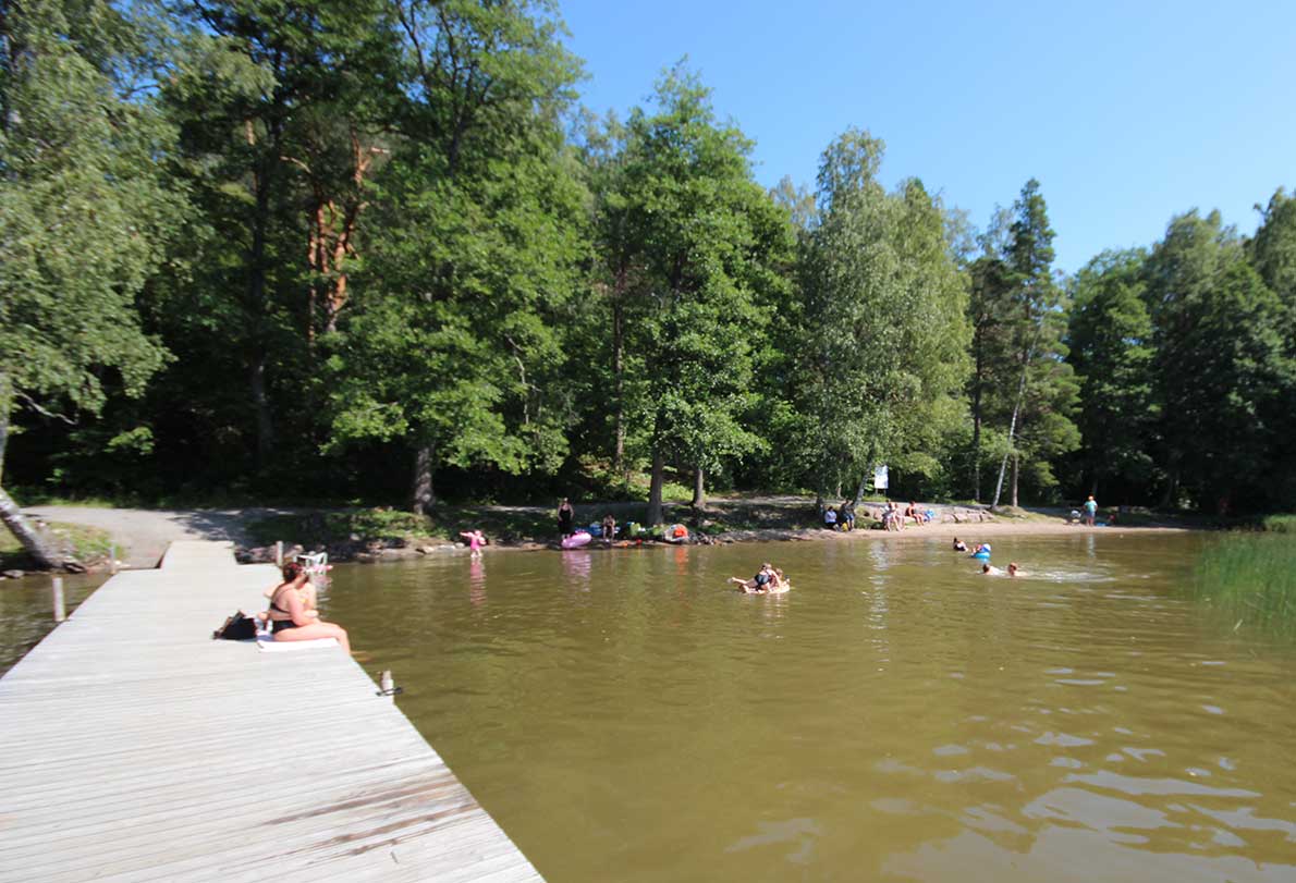 Pähkinäniemi beach, Lohja