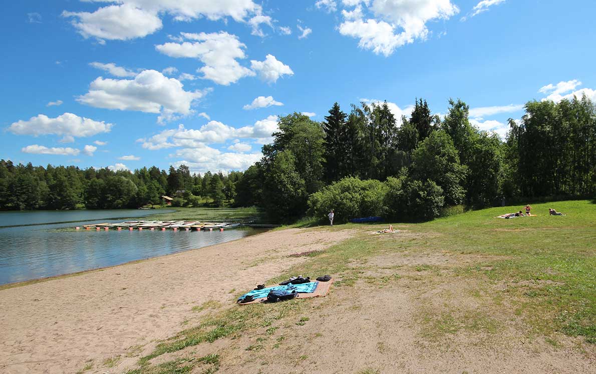 Valkjärven Lähtelän uimaranta, Nurmijärvi