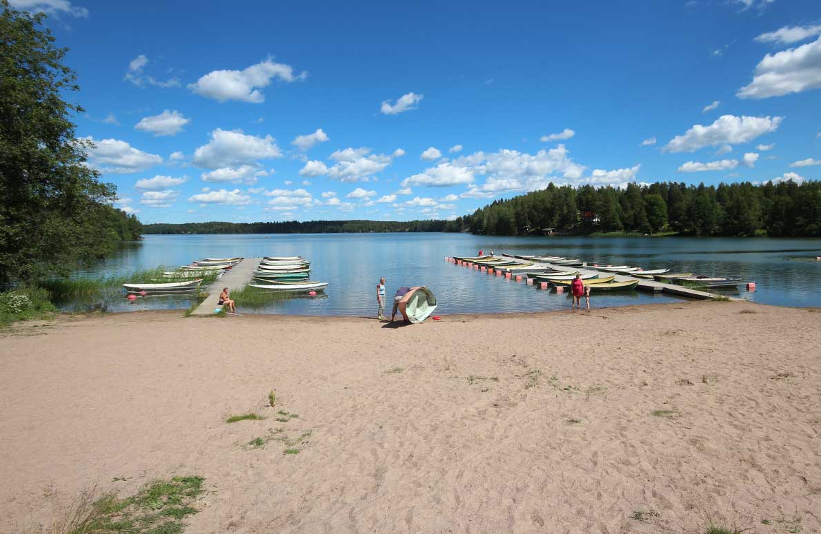 Valkjärven Lähtelän uimaranta, Nurmijärvi