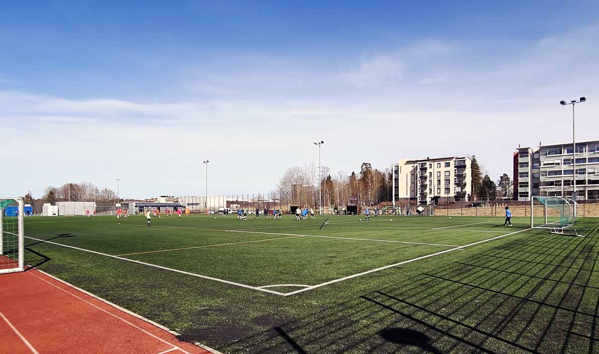 Säterinniityn tekonurmi, Espoo.