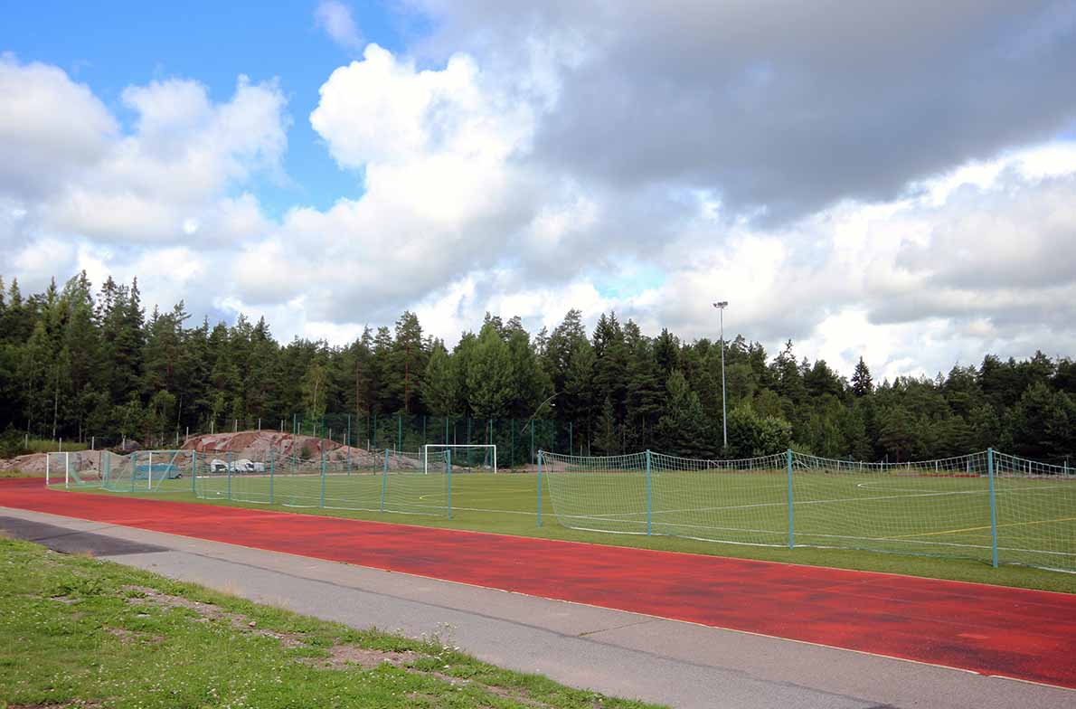 Solvallan urheilukenttä, Espoo.