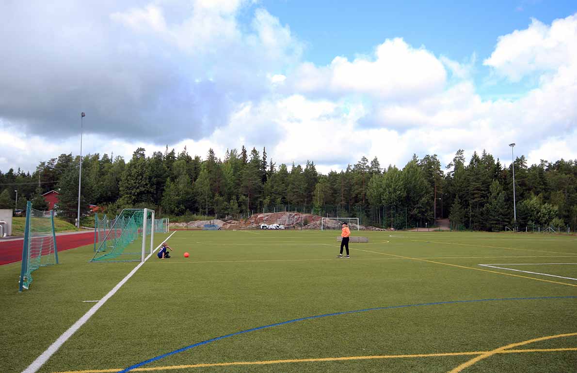 Solvallan urheilukenttä, Espoo.