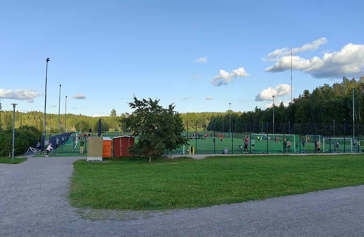 Vanttilan tekonurmi, Espoo.