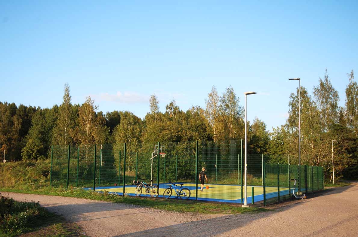 Pukinmäen liikuntapuisto.
