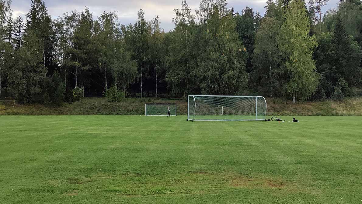 Vihdin kirkonkylän urheilukentät.